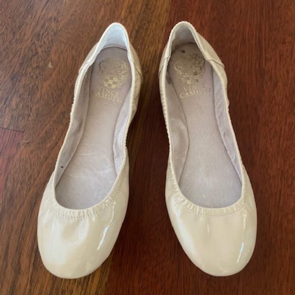 Vince Camuto Ballet Flats Light Tan/Nude - Picture 2 of 5